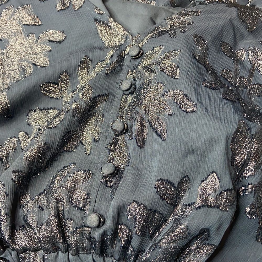 Inc Ruffled Button-Front Midi Dress - Picture 3 of 14